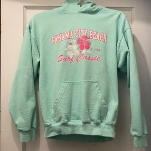 Mint green Panama City Beach Hoodie